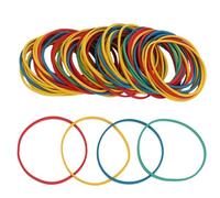 Strong Elastic Bands | 300 Pieces of Coloured Elastic Rings,Cable Ties for Office School Classroom Crafts Home Commuting Storage Mail