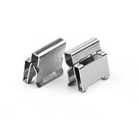 Strong Electrical Cable Clips, Solar Cable Clip for PV Panel 4.6-8mm Cable Ties SUS304 Silver Pack 100-400 pcs(400 Pieces)