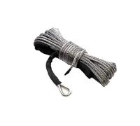 Strong Emergency Winch Rope Line Cable Synthetic Towing Cross-border 1/4x50 Polyethylene Pull Car Wash Maintenance String Strong Resilience(Grey)
