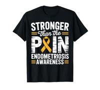 Strong Endometriosis Warrior Endo Awareness T-Shirt