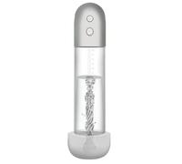 Strong Enlarger Vacuum Pump for Men Exercise Adjustable Men's Muscle Strength Enlargement Enhancement Soft Extended Tool Male Pump Device, Soft Silicone Rubber Sealing Ring LKMNJ6UE (White)