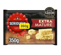 Strong Extra Mature Cheddar Cheese Seriously-good 350g (1x350)