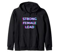 Strong Female Lead Women Leadership Zip Hoodie