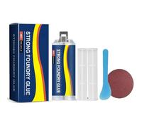 Strong Foundry Glue, 2025 New Metal Casting Glue High Temperature Resistant, Heavy Duty Weld Super Glues, High Strength Adhesive for Metal Defects, Iron, Aluminum (1Pcs)