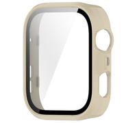 Strong Full Coverage Protective Case with Clear Moderated Glass & Shockproof Bumper for Watch Fit 4 Full Coverage Hard Case with Moderated Glass