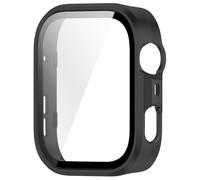 Strong Full Coverage Protective Case With Clear Moderated Glass & Shockproof PC Bumper For Watch Fit 4 Full Coverage Hard PC Case With Tempered Glass