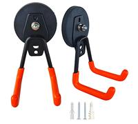 Strong Garage Magnets, 2 Pack Heavy Duty Utility Magnetic Hooks for Classroom Wall Ladder Cruise Refrigerator Broom Garden Tool and Indoor & Outdoor Hanging