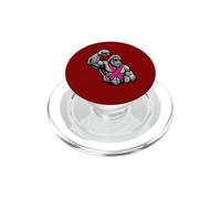 Strong Gorilla Pink Ribbon Awareness Graphic PopSockets PopGrip for MagSafe