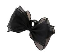 Strong Grip Hair Claw Clip With Imitation Pearls Accents Secure Hold Barrettes For Sports Workouts And Prom Event Practical Fabric Clip For Long