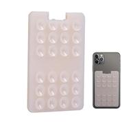 Strong Grip Phone Suction Mount - Sticky Silicone Holder, Suction Cup Phone Mount For Hands-Free Videos, For Bathroom Singing & Gym Workouts - Works On Tiles, Glass & Smooth Walls