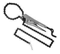 Strong Hand Tools, Locking Chain Pliers, Removable 48″ Chain, Holds Up to 14" Diameter Pipes, Unique Easy Open Crank Handle, Quick Release Trigger, PFC1048