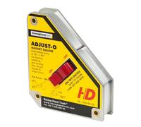 Strong Hand Tools - Str-7089, Heavy Duty, Adjust-O Magnet Square, On/Off Switches, Pull Force: 160 lbs, 6" x 5-1/8" x 1-3/8", MSA48-HD