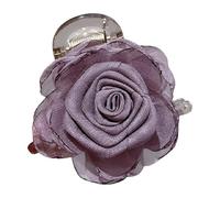 Strong Hold Barrette, Vibrant Flower Clip, 3.15x3.15in Clasp with Nonslip Feature, Elegant Resin Jaw, Hair Accessories with Floral Design, Wedding Party Headwear for Women Girls Vacation Beach