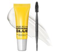 Strong-hold brow gel, waterproof and sweatproof, double-ended brow brush set, 2-in-1 brow gel, suitable for baby hair bangs and wild brow shapes.