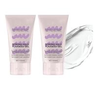 Strong Hold Flaxseed Gel, Extra Strong Scrunch Gel for Defined Curls, Long-lasting Hold & Natural Shine for Curly Hair, Coily or Wavy Hair, Curling Styling- All Natural (2pcs)
