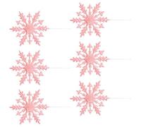 Strong Ice Garnishes Set Of 6 Thin PVC Holiday Suspended Ornamentation Inside Permanent Christmas Tree Ornamentation