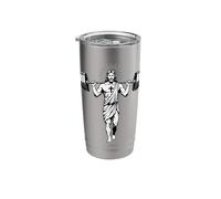 Strong Jesus Inspirational Workout Gym Stainless Steel Insulated Tumbler