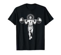 Strong Jesus Inspirational Workout Gym T-Shirt