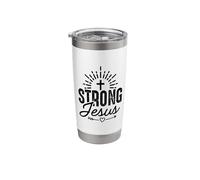 Strong Jesus Stainless Steel Insulated Tumbler