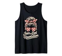 Strong Join Revolution Groovy Learn Motivated Squad P.E Hair Tank Top