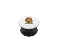 Strong Judo Is My Superpower Cute Judoka Cat PopSockets Adhesive PopGrip
