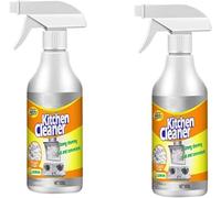 Strong Kitchen Heavy Duty Degreaser Spray, All-purpose Foaming Heavy Oil Stain Cleaner, Powerful Stain Removing Foam for Car House and Kitchen, 60ml (2pcs)