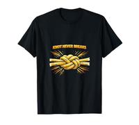 Strong Knot Climbing Symbol Design T-Shirt