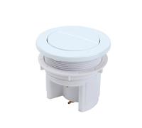 Strong Large Diameter Double Drain Valves Pneumatic Button Easy Press Pneumatic Two Drain Gate for Toilet Systems ABS Copper Double Flushing Assembly