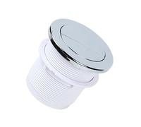 Strong Large Diameter Double Drain Valves Pneumatic Button Easy Press Pneumatic Two Drain Gate for Toilet Systems ABS Copper Double Flushing Assembly