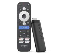 STRONG LEAP-NOVAUK Streaming TV Stick, 4K Ultra HD, Android 14, 32GB Memory, Dolby Vision & Audio, HDR10+, Wi-Fi 6, HDMI 2.1, Voice Control and Over 5000 Apps