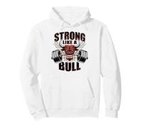 Strong Like A Bull Powerlifting Bodybuilding Pullover Hoodie