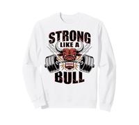 Strong Like A Bull Powerlifting Bodybuilding Sweatshirt