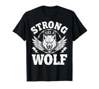Strong Like A Wolf Alpha Spirit Power Pack T-Shirt
