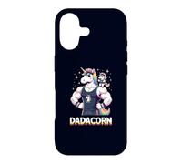 Strong Like Dad: Funny Dadacorn & Baby Unicorn Workout Gym Case for iPhone 17