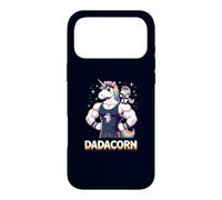 Strong Like Dad: Funny Dadacorn & Baby Unicorn Workout Gym Case for iPhone 17 Pro Max