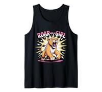 Strong Like Lion Fierce Lioness Empowerment Design Tank Top