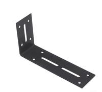 Strong Load Bearing 90 Degree Corner Brackets, Adjustable Stainless Steel Plates 6 Pack (90 * 180mm)