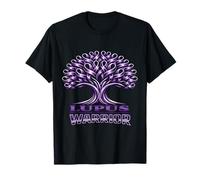 Strong Lupus Warrior Ribbon Purple Awareness Tree Survivor T-Shirt