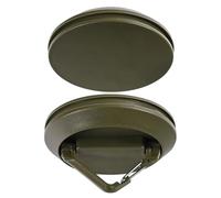 Strong Magnet Hanger - 7cm Round Disc, Detachable Carabiner Clip, Multi Use Quick Release | Cruise Cabin Wall Garage Fridge Kitchen Tool Shed Workshop Fishing Biwy Backpacking Utility Kit