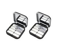 Strong Magnet Seal Blusher Storage Portable Empty Eyeshadow Palette for Home and Use Portable Dense Glass Box