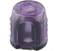 Strong Magnetic Bit Holder for 6.35mm Shank Screwdriver Magnetizer Tool with Ring for Drill Bits, Compatible with 1/4 Inch Bits, No Battery Required(Purple)