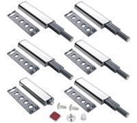 Strong Magnetic Force Cabinet Latch with Adjustable Design, Easy To Install Hidden Closure System, Press To Open Mechanism Using Spring Loaded