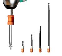 Strong Magnetic Screw Ring,4-Pieces Ergonomic Quick Release Bit Attachment | Bit Magnetizer Ring,for Woodworking Automotive Electrical Drywall Home DIY Professional Use Construction