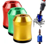 Strong Magnetic Screw Ring, Screw Ring Set Removable Household Tool for Drills, Universal Bit Holder for Hex Screwdrivers & Power Bits | Alloy Screw Holder for DIY Repair (3PCS)