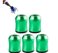 Strong Magnetic Screw Rings 5Pcs, 1/4 inch 6.35 mm Universal Bit Holder Adapter for Hex Screwdriver & Power Drill Bits, Aluminum Alloy Quick Change Tool