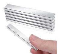 Strong Magnets, 60x10x3mm Super Strong Bar Magnets Neodymium, Muti-Use Rera Earth Small Magnet s for Fridge, Crafts, Whiteboard, DIY, Notice Board