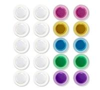 Strong Magnets, Glass Whiteboard, Dry Erase Board, Large, Assorted Color 20 Pack (20PCS)