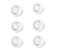 Strong Magnets,Glass Whiteboard, Dry Erase Board, Large,Clear Rare Earth Magnets, 6 Pack (6-Packs)