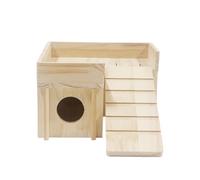 Strong Material: Built from natural wood with a perfectly smooth design, this reptile cave provides a soft and safe touch that protects delicate skin, making it an great den for various reptiles in