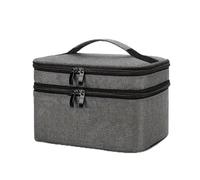 Strong Medicine Case Reinforced Handle Waterproof 900D Fabric 2Layered Compartments Medicine Box for Home Office Layered Storage Bag